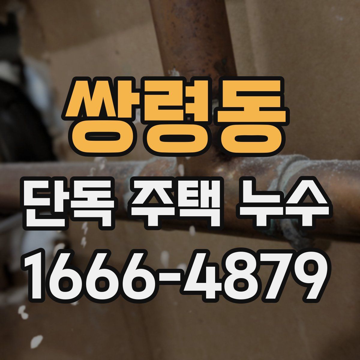 쌍령동 단독 주택 누수