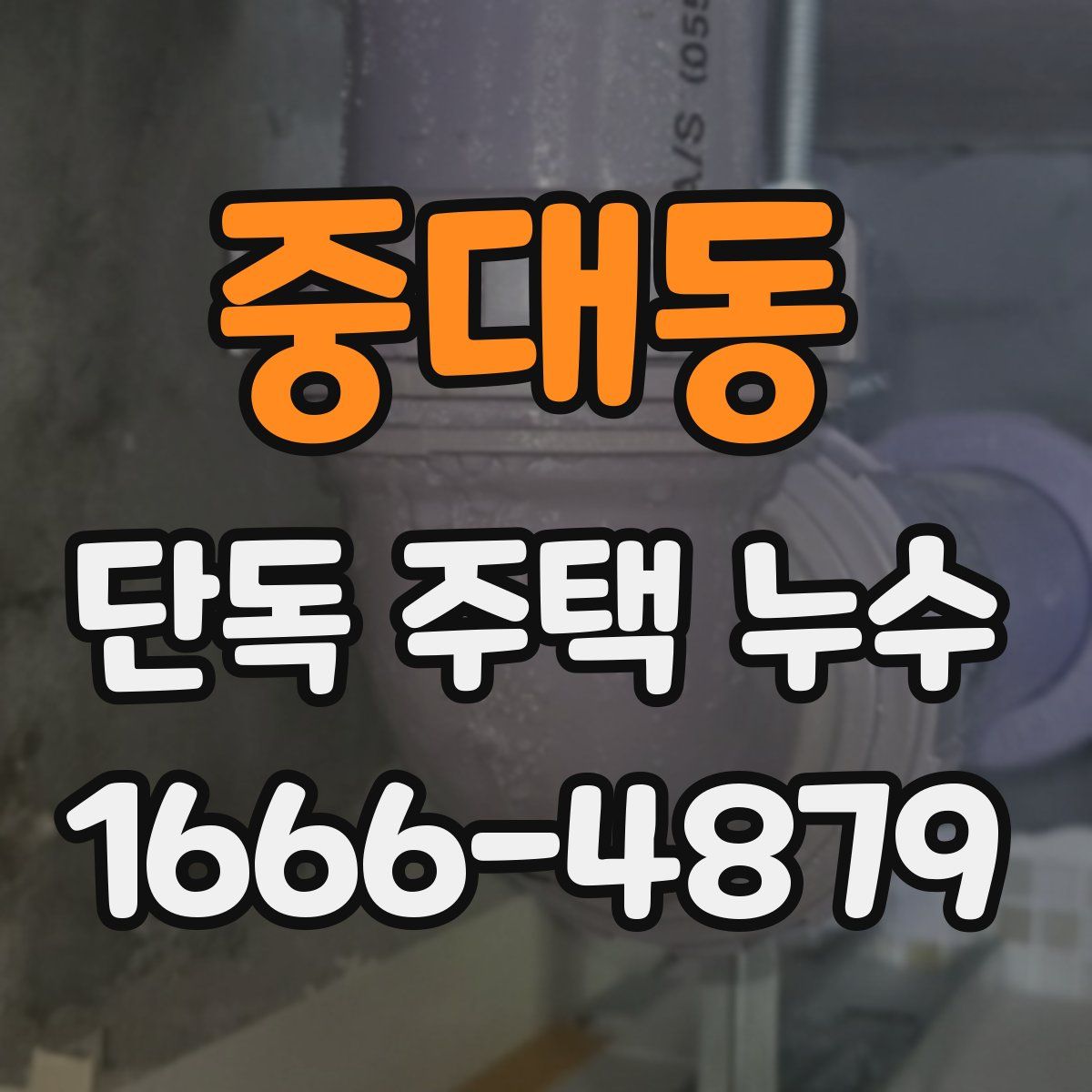 중대동 단독 주택 누수