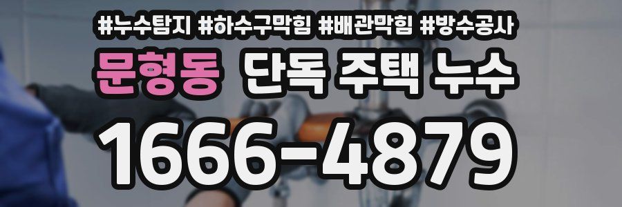문형동 단독 주택 누수