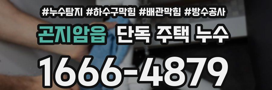 곤지암읍 단독 주택 누수