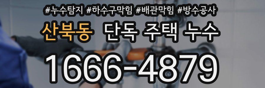 산북동 단독 주택 누수