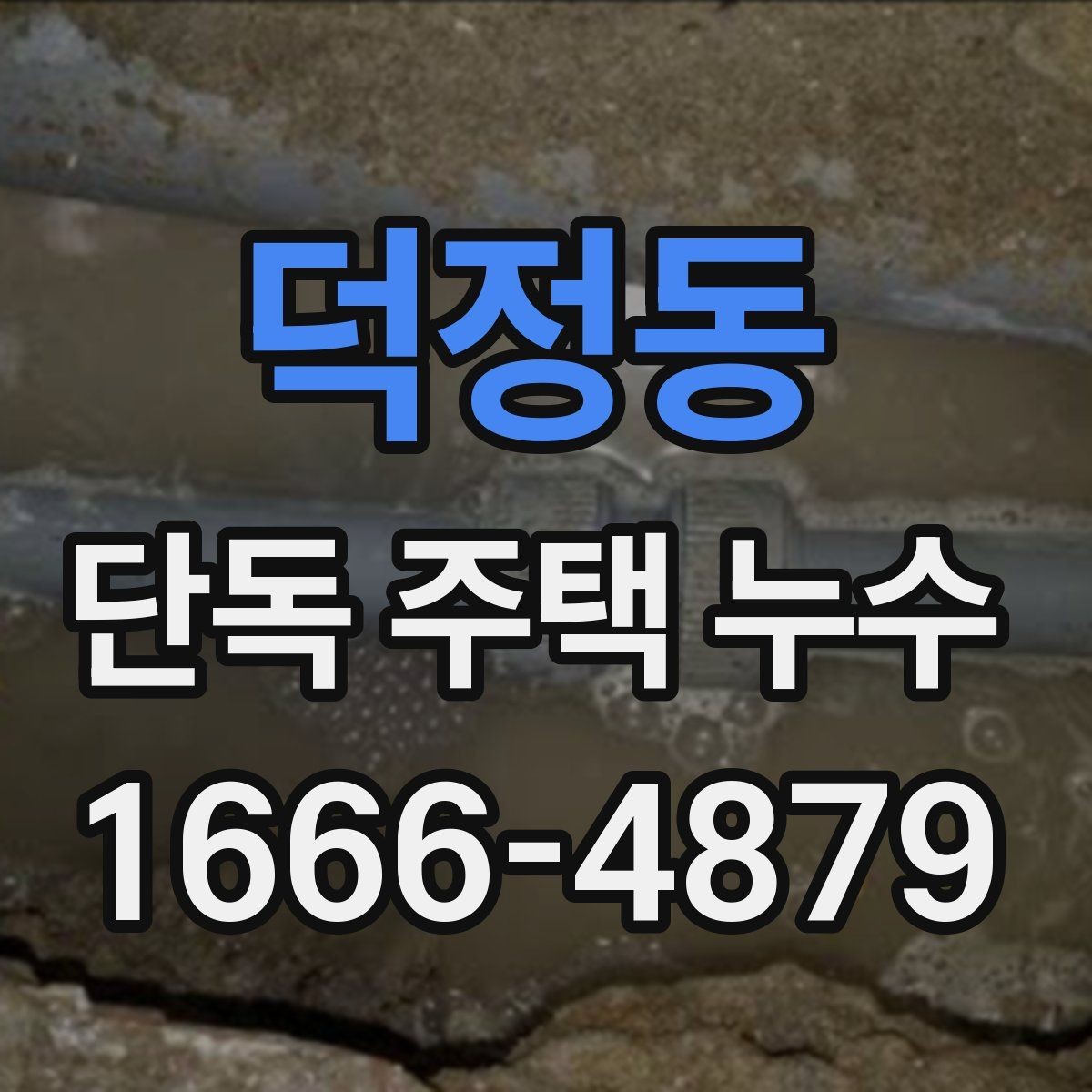 덕정동 단독 주택 누수 원인별 보수 방식 정리
