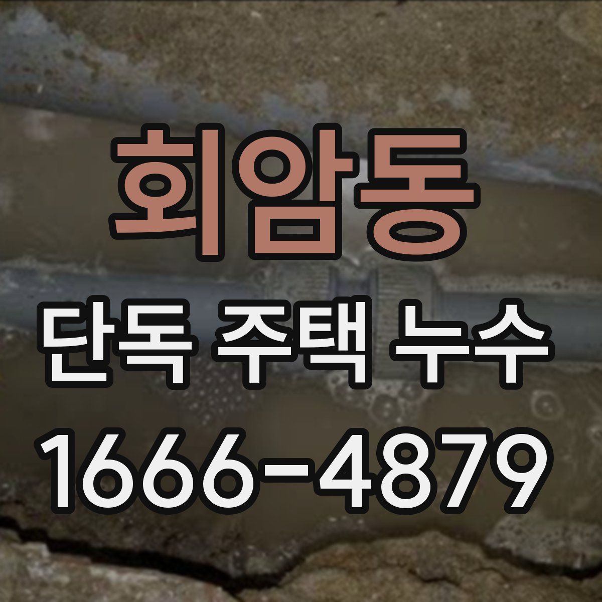 회암동 단독 주택 누수