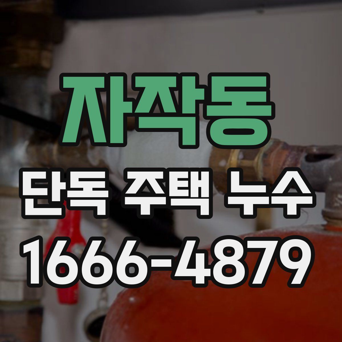 자작동 단독 주택 누수