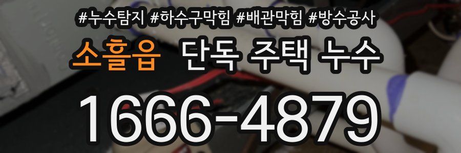 소흘읍 단독 주택 누수