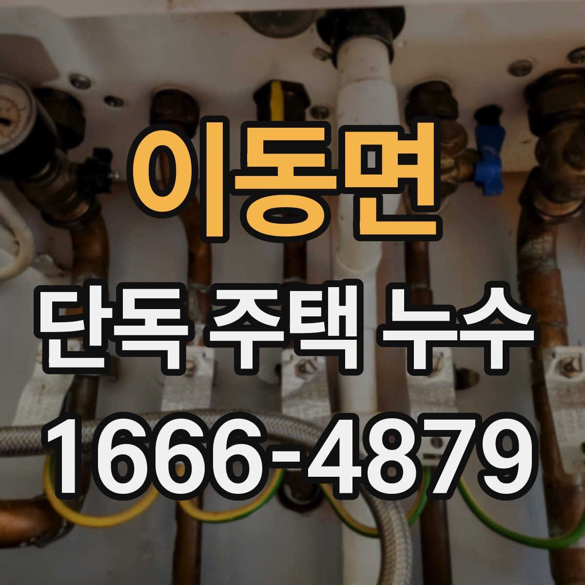 이동면 단독 주택 누수