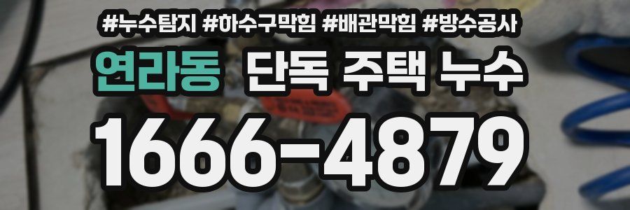 연라동 단독 주택 누수