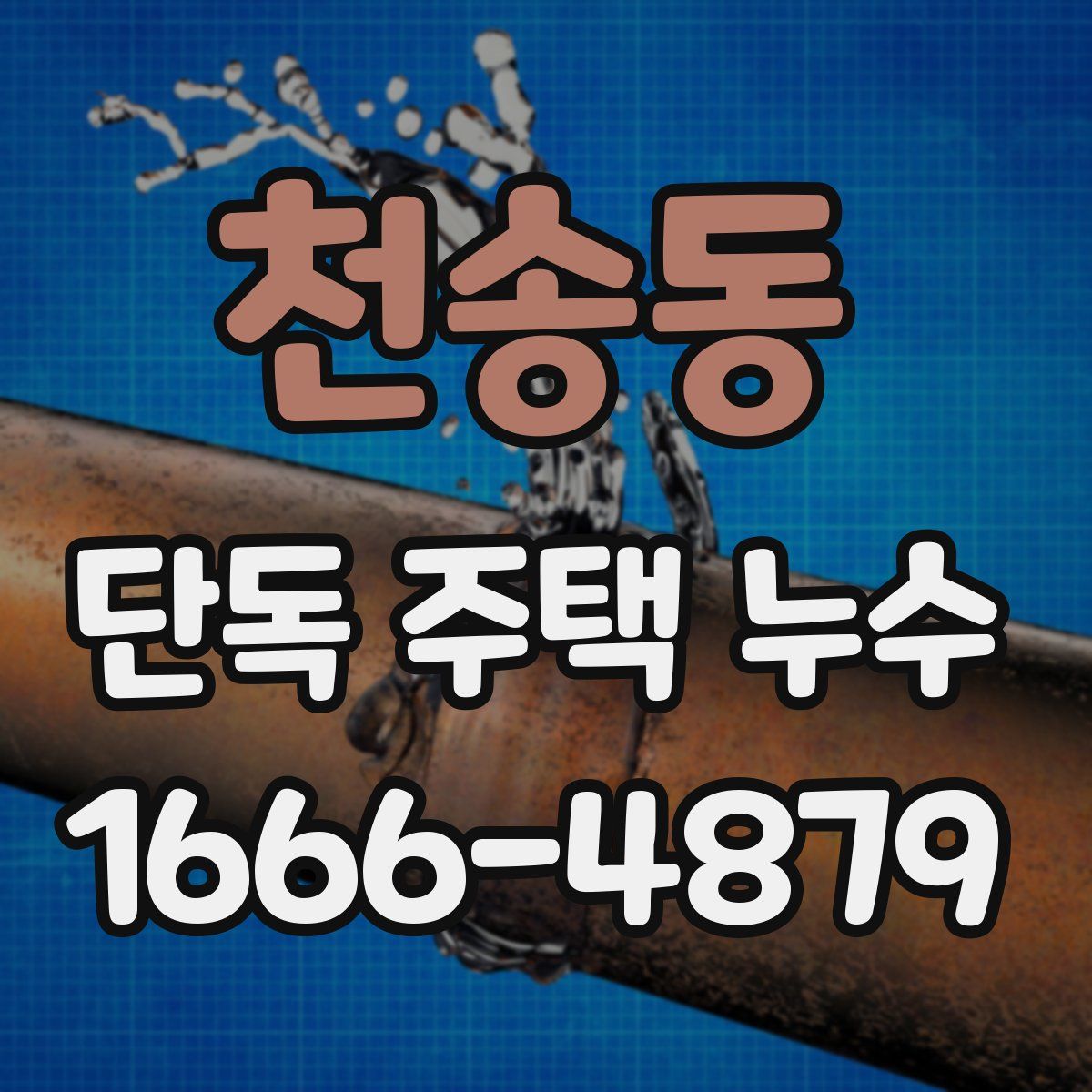 천송동 단독 주택 누수
