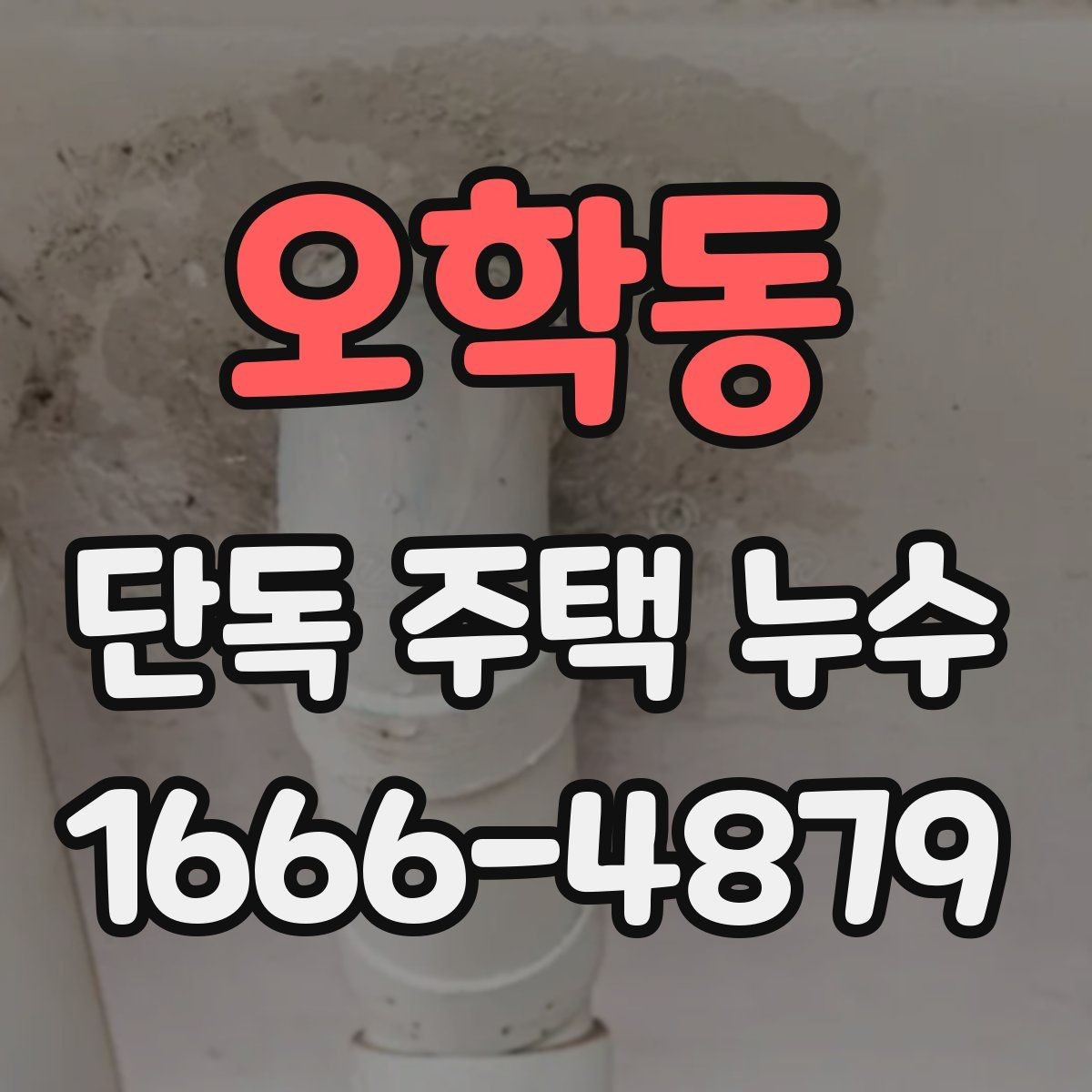 오학동 단독 주택 누수 후 마감재 손상 확인법