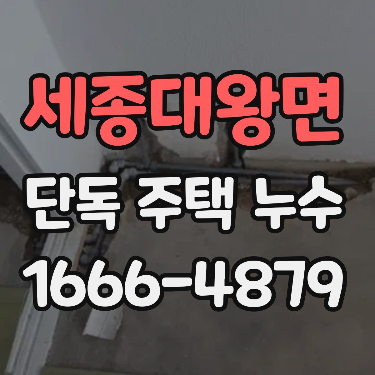 세종대왕면 단독 주택 누수