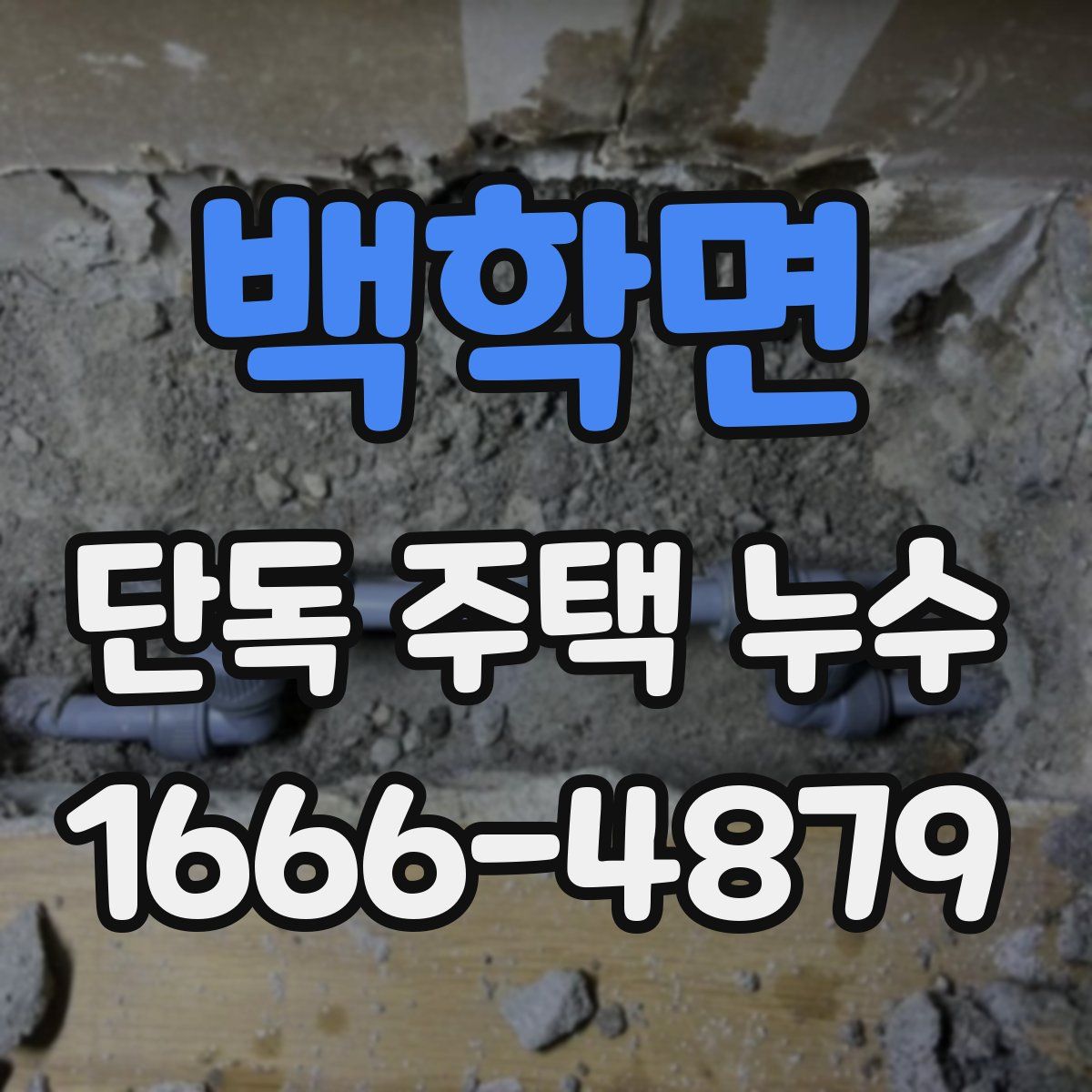 백학면 단독 주택 누수