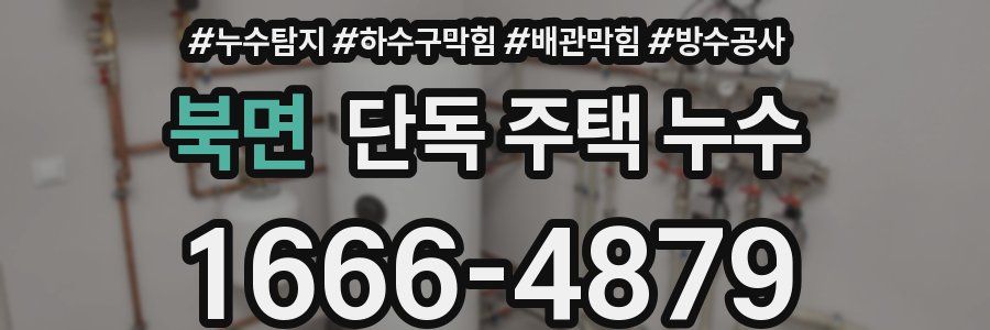 북면 단독 주택 누수