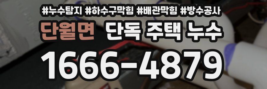 단월면 단독 주택 누수