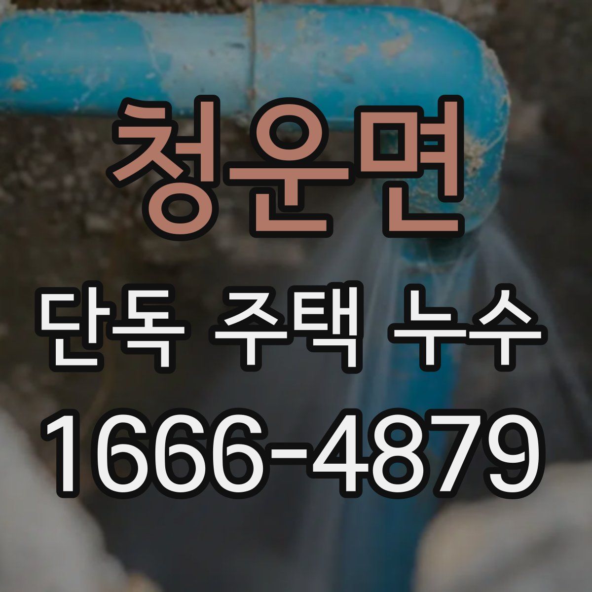청운면 단독 주택 누수