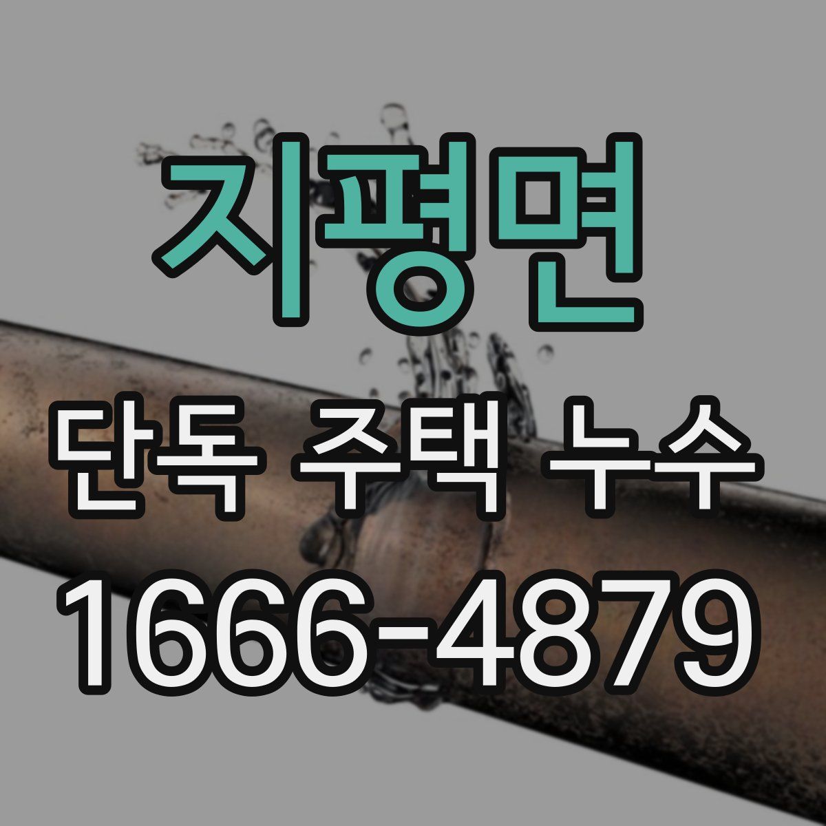 지평면 단독 주택 누수