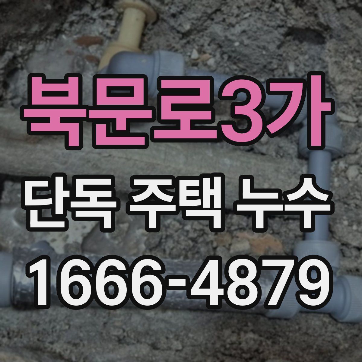 북문로3가 단독 주택 누수