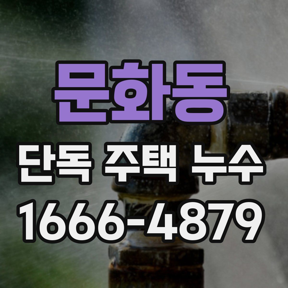 문화동 단독 주택 누수