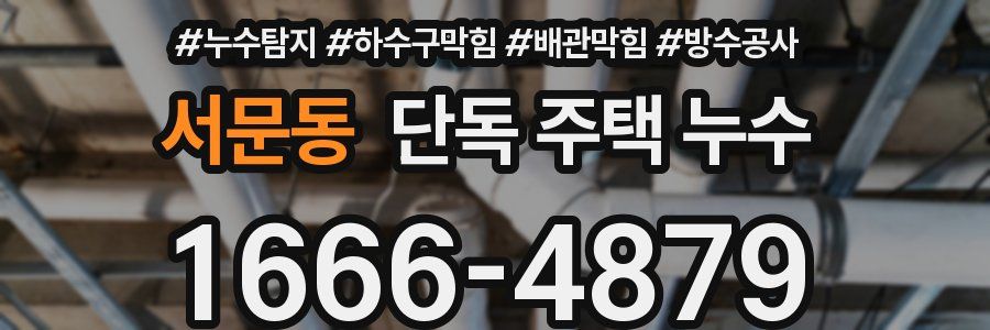 서문동 단독 주택 누수