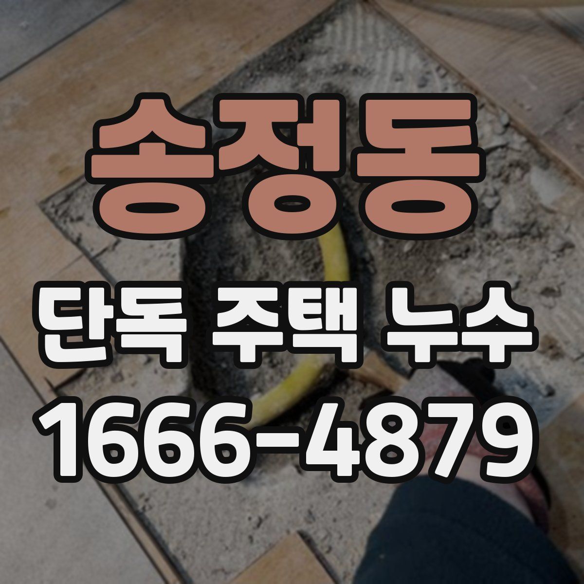 송정동 단독 주택 누수