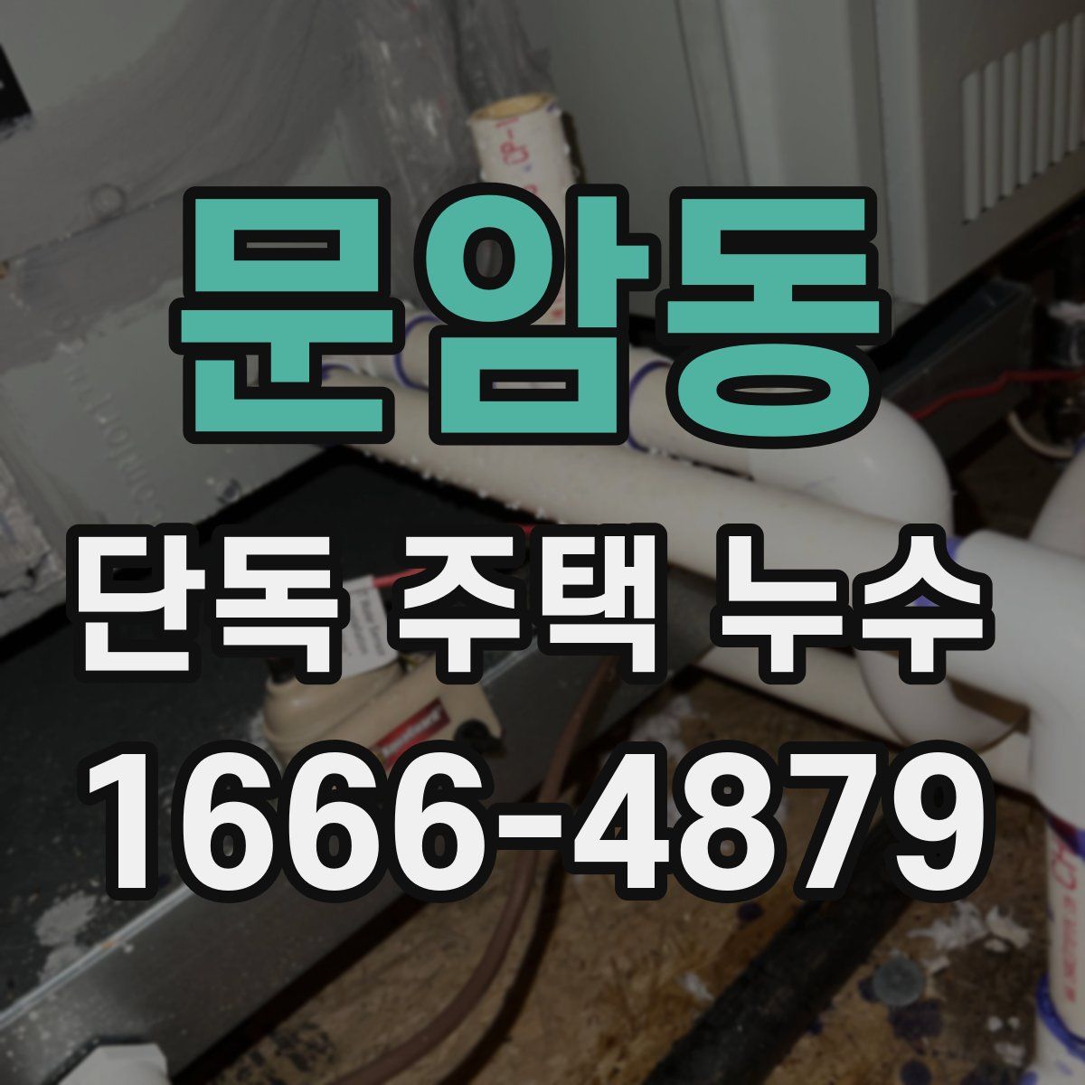문암동 단독 주택 누수