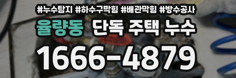 율량동 단독 주택 누수