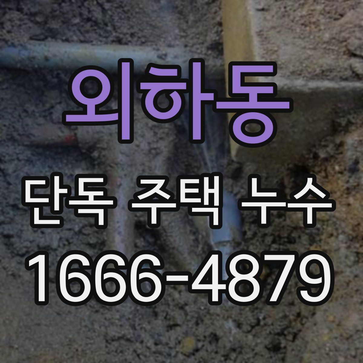 외하동 단독 주택 누수