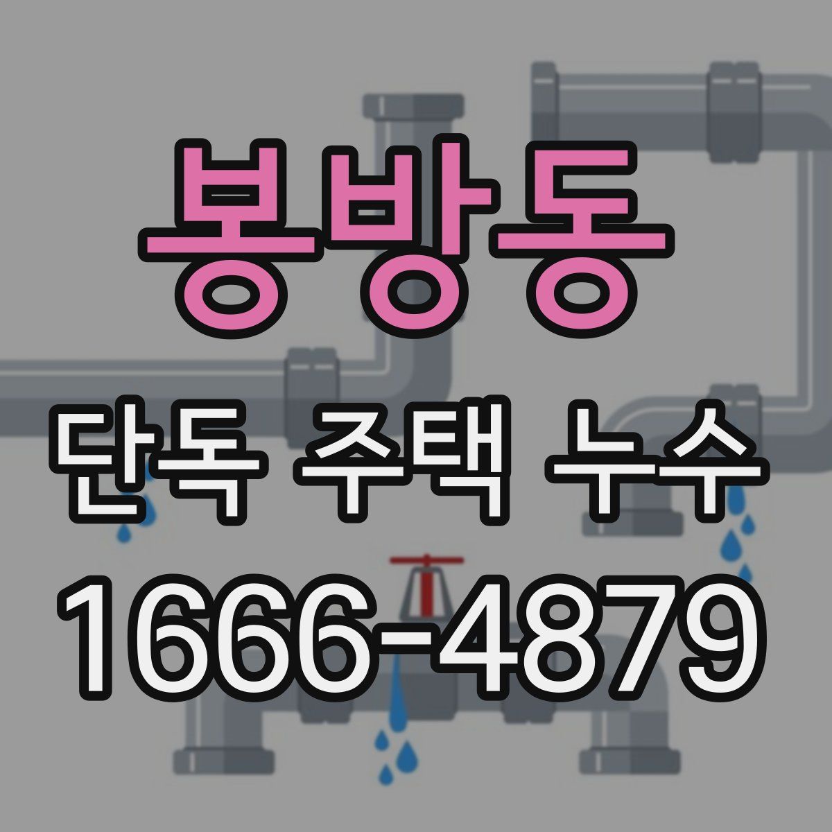 봉방동 단독 주택 누수