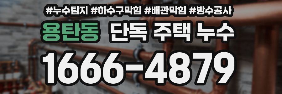 용탄동 단독 주택 누수