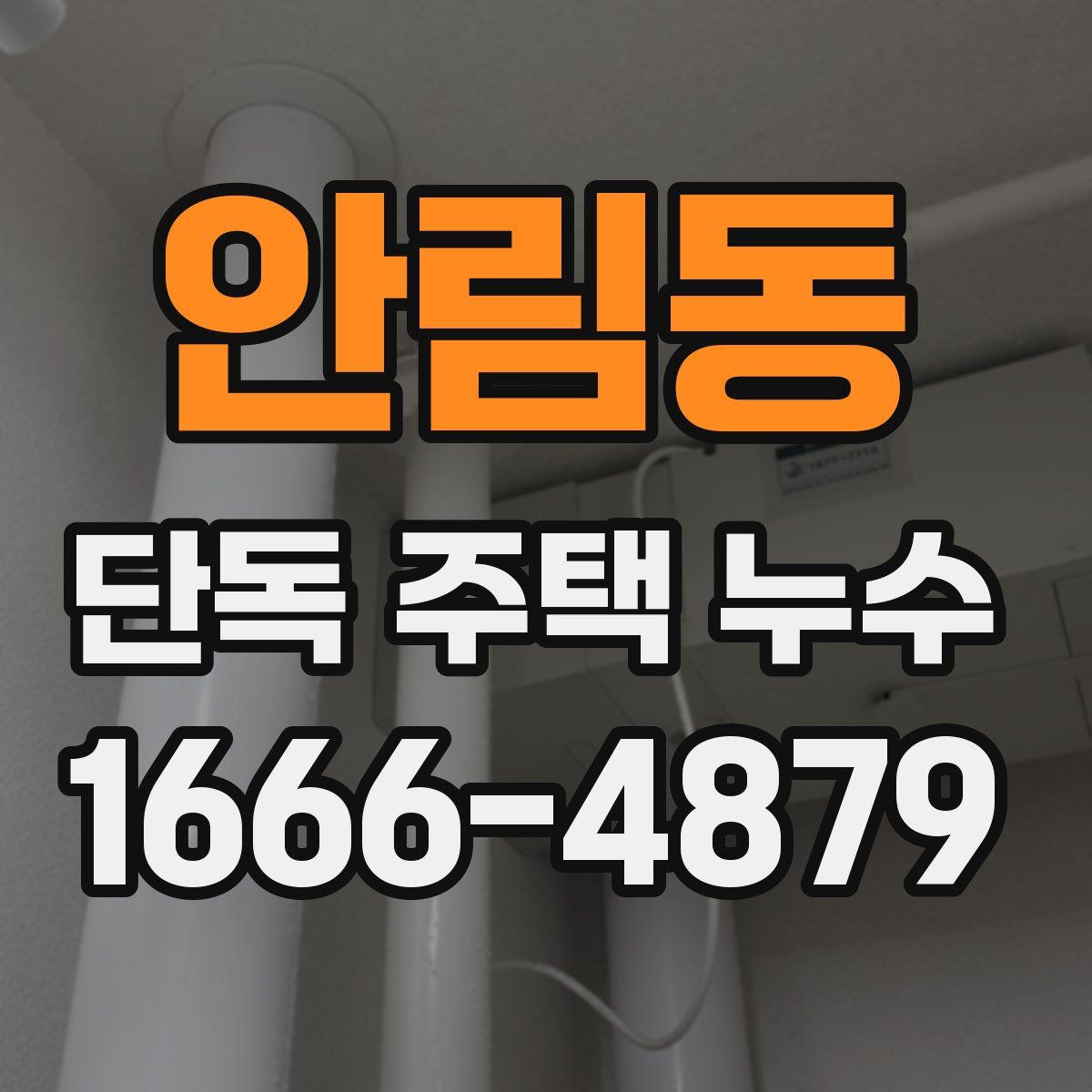 안림동 단독 주택 누수