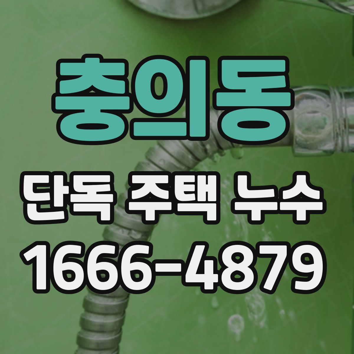 충의동 단독 주택 누수