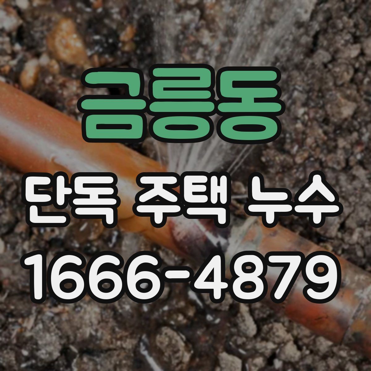 금릉동 단독 주택 누수 발생 시 전기 설비 주의사항