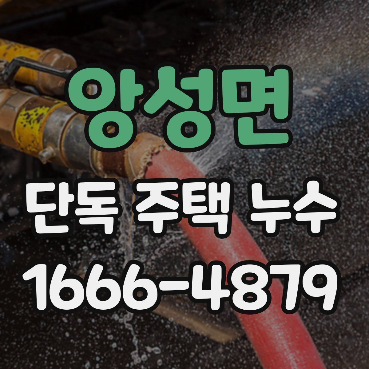 앙성면 단독 주택 누수