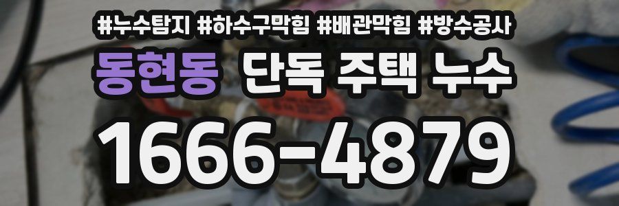 동현동 단독 주택 누수
