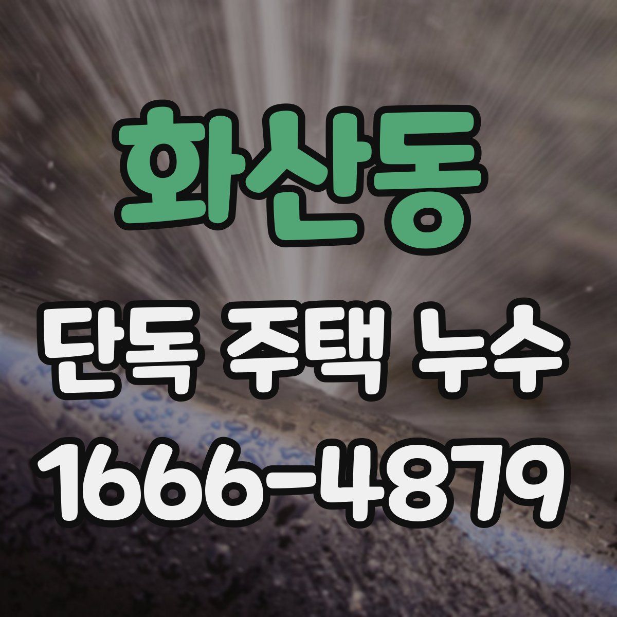 화산동 단독 주택 누수
