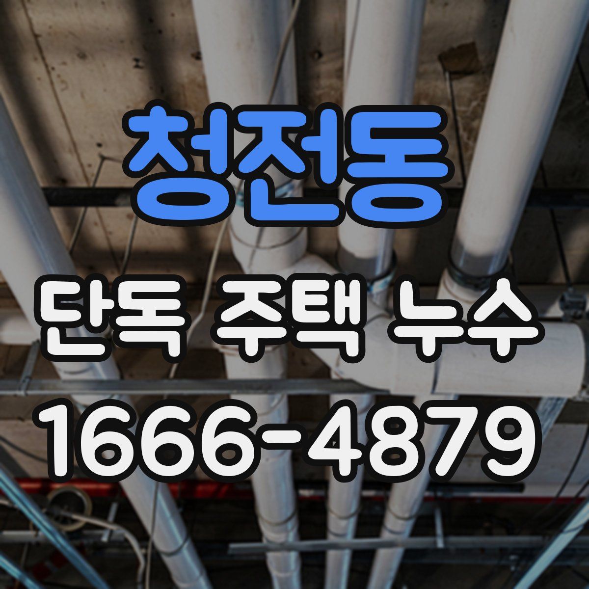 청전동 단독 주택 누수