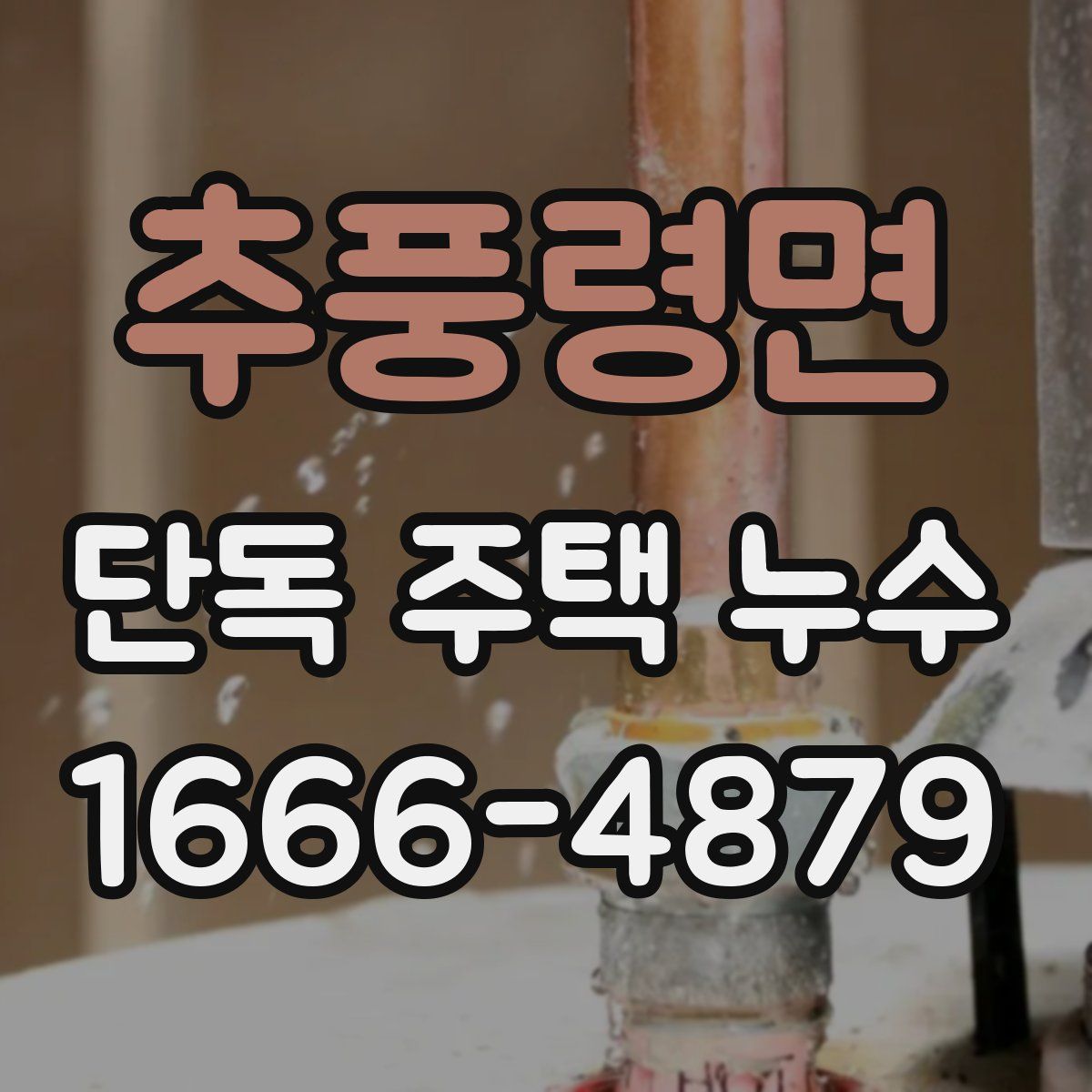추풍령면 단독 주택 누수