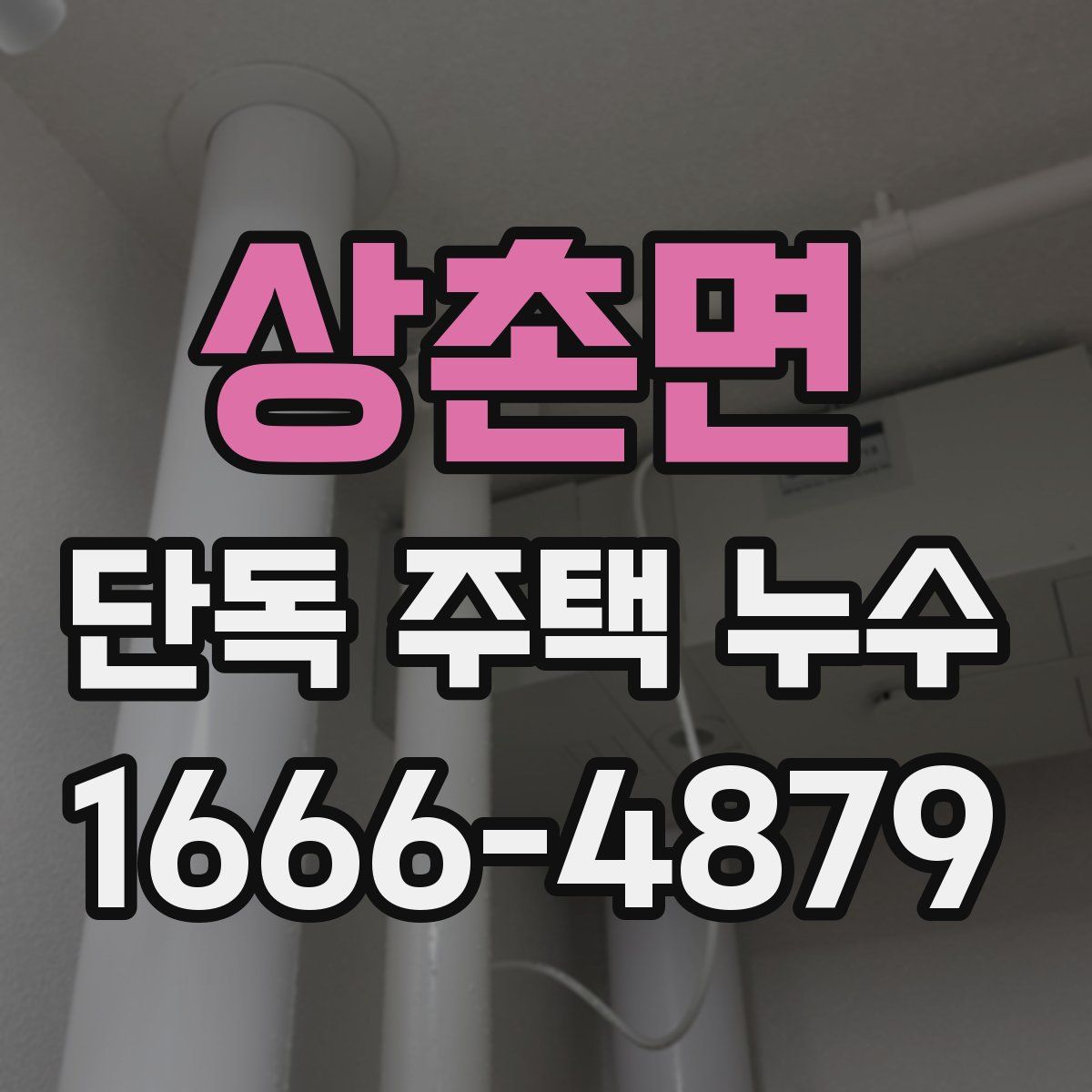 상촌면 단독 주택 누수