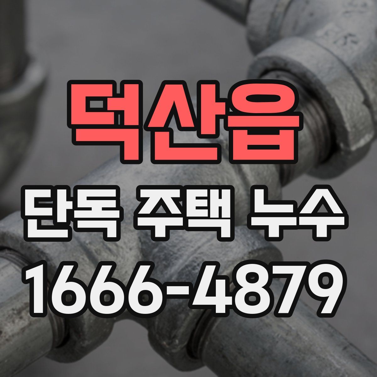 덕산읍 단독 주택 누수