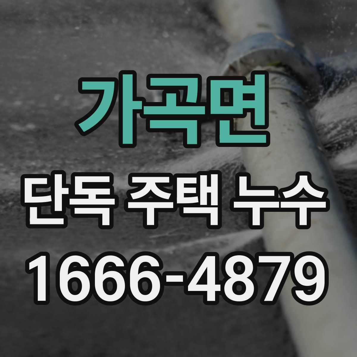 가곡면 단독 주택 누수