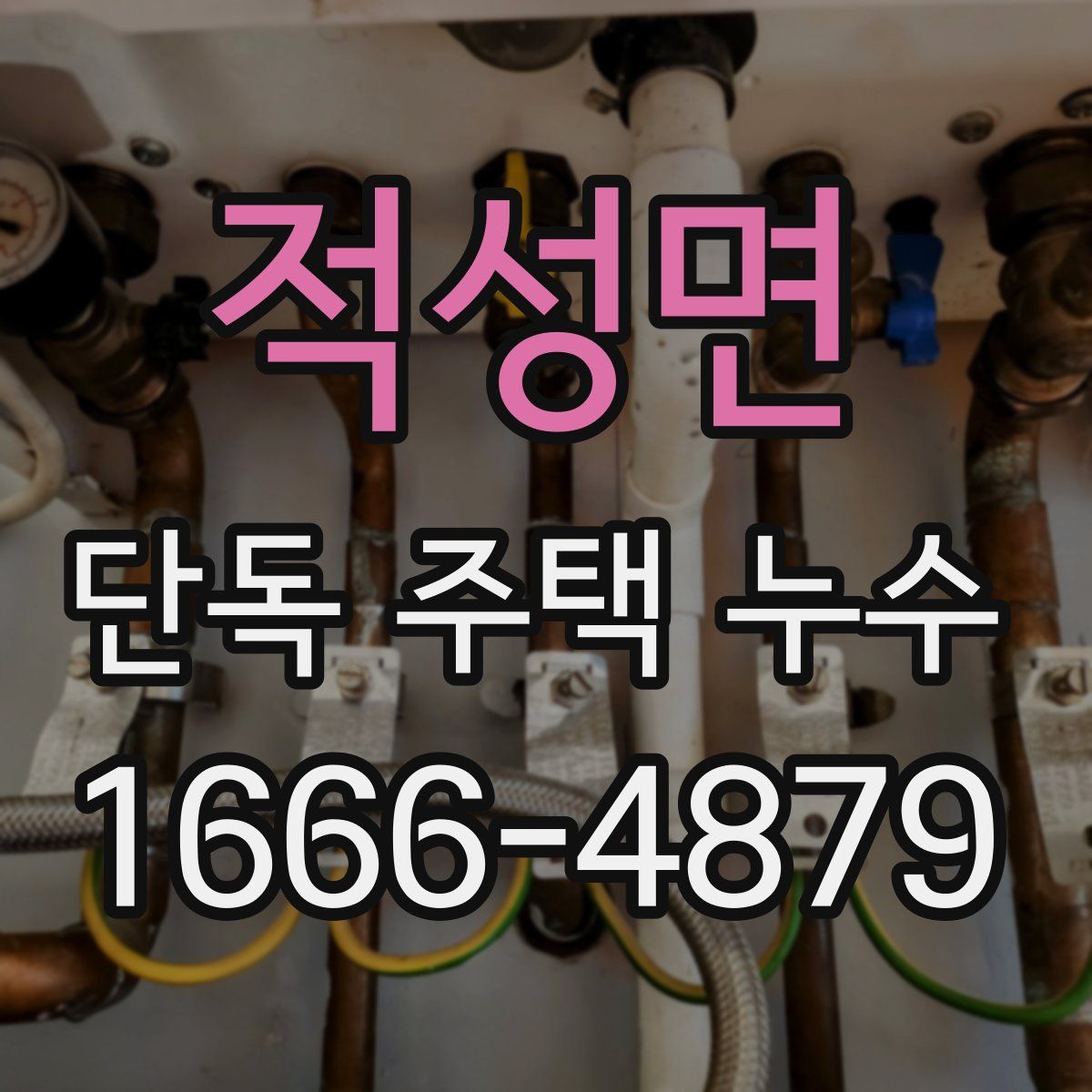 적성면 단독 주택 누수