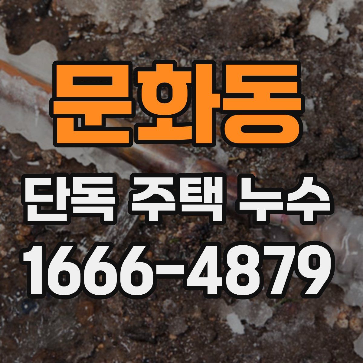 문화동 단독 주택 누수