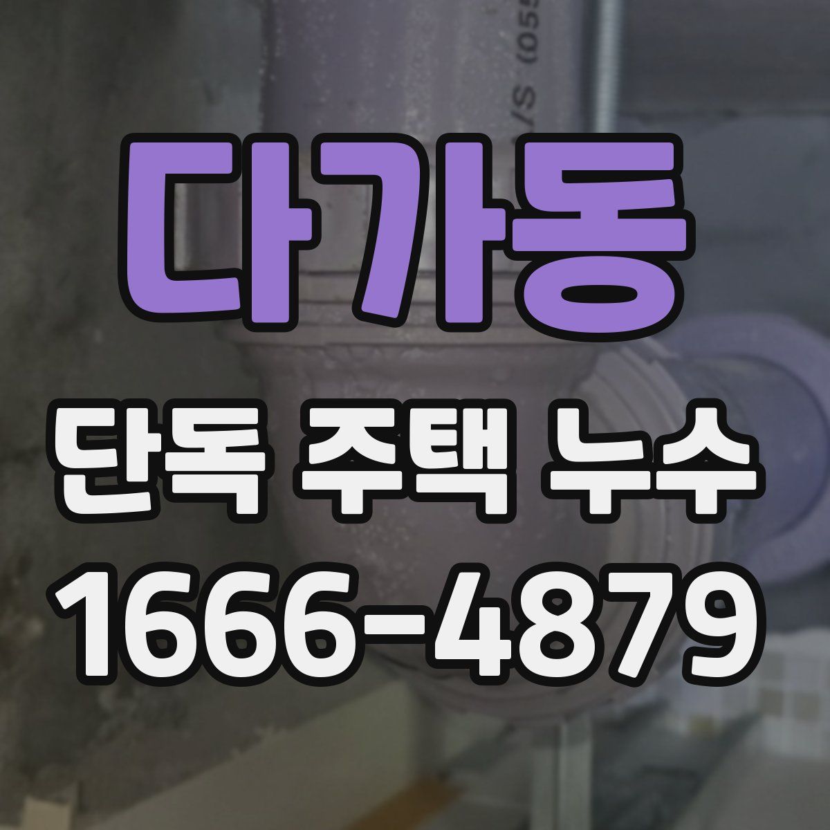 다가동 단독 주택 누수