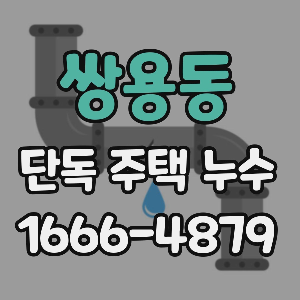 쌍용동 단독 주택 누수 배관 점검이 필요한 대표 상황