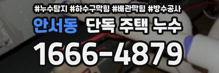안서동 단독 주택 누수