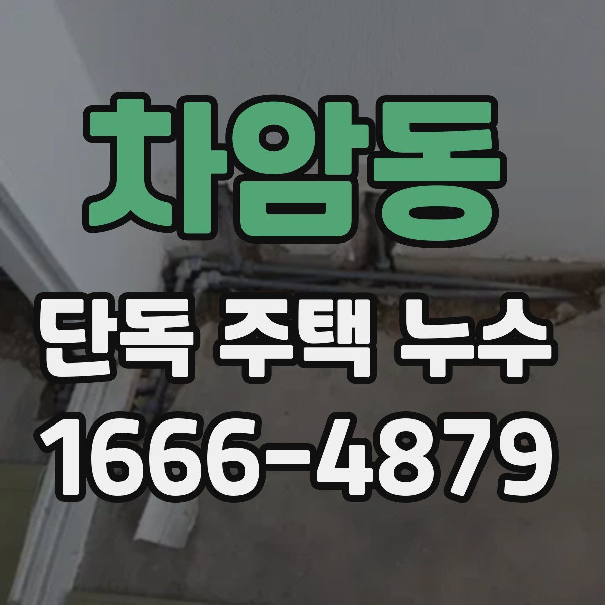 차암동 단독 주택 누수