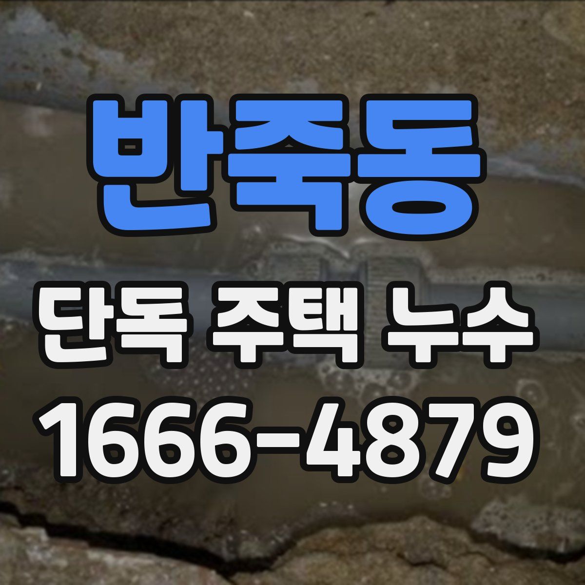 반죽동 단독 주택 누수