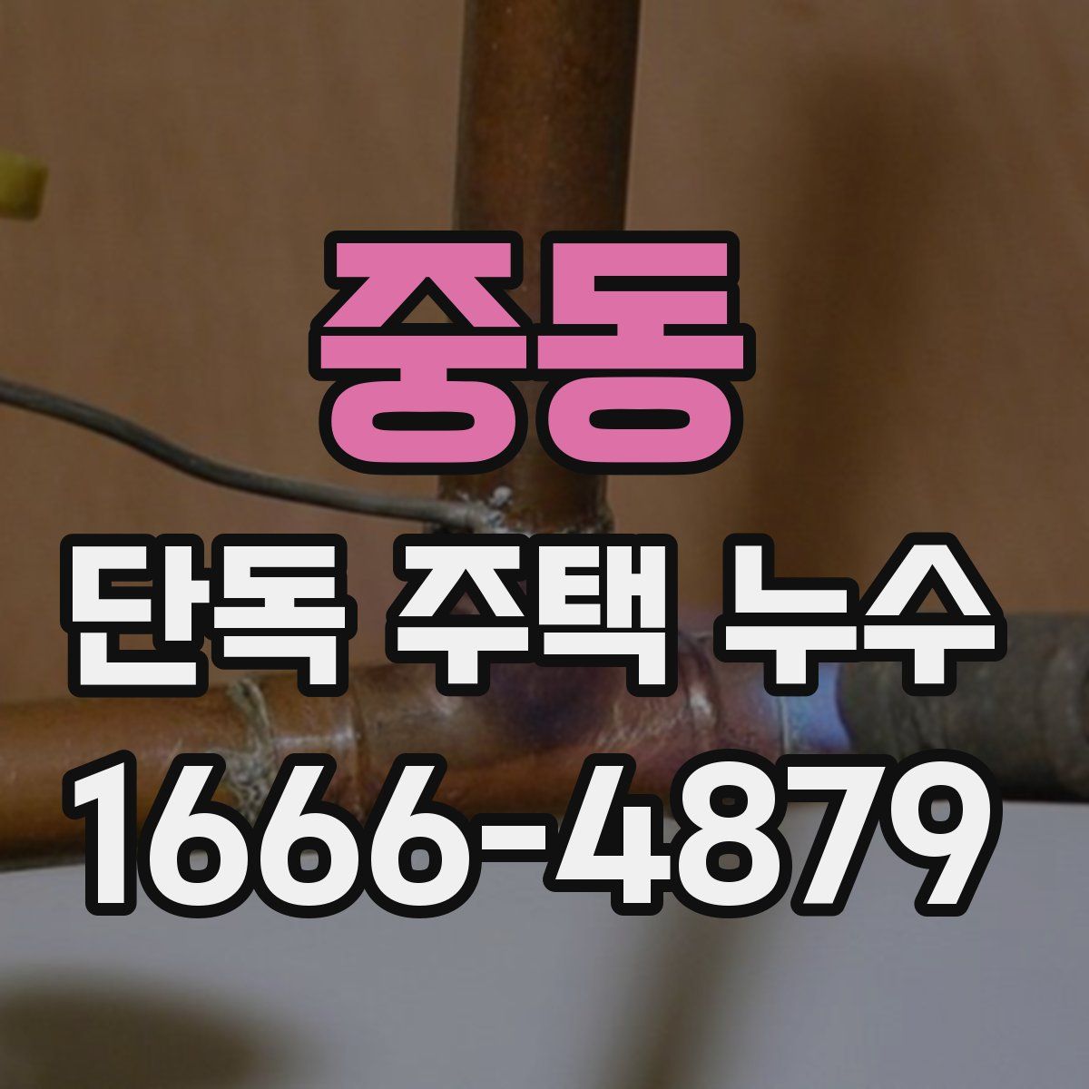 중동 단독 주택 누수