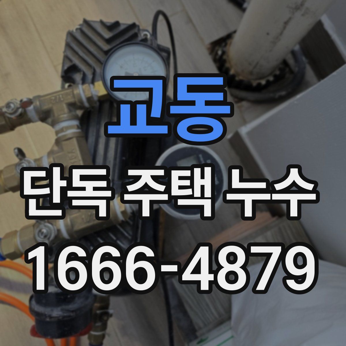 교동 단독 주택 누수