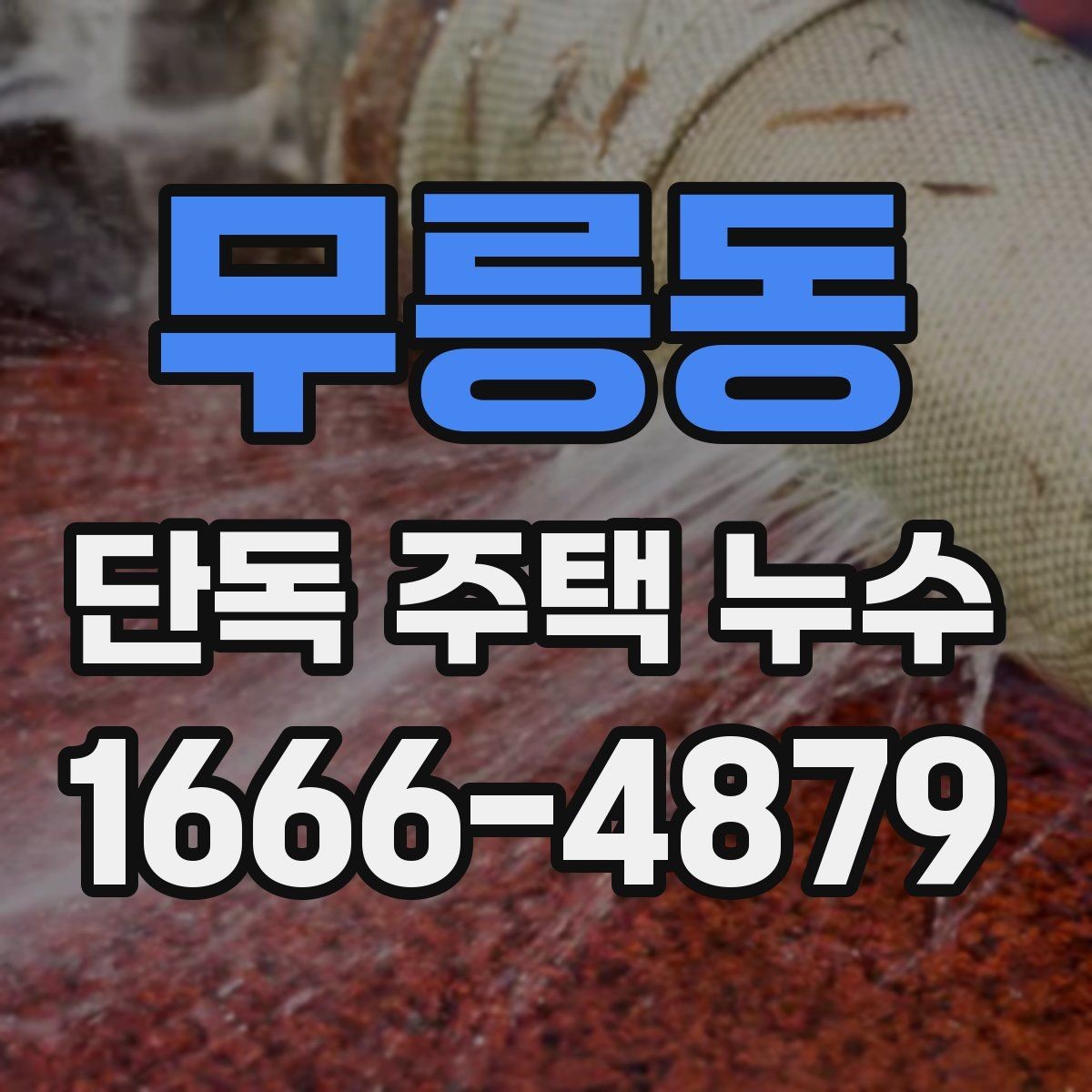 무릉동 단독 주택 누수 이전 보수 내역이 있는 집의 점검법