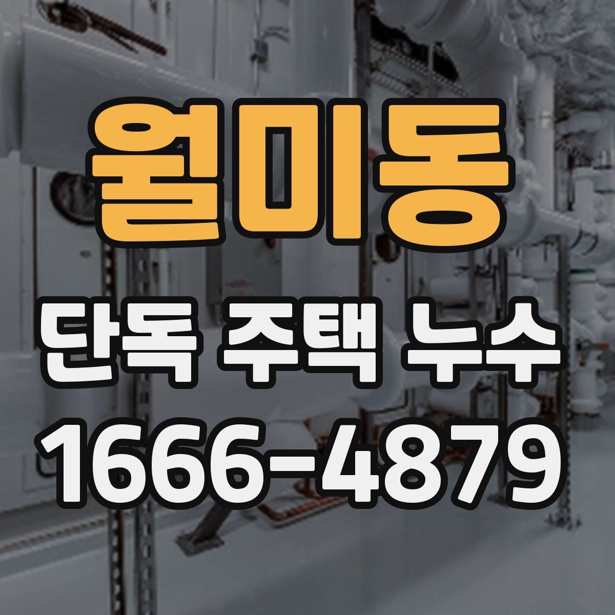 월미동 단독 주택 누수